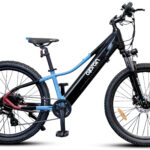Olpran 26″ E-MTB Pluma čierna/modrá/červená