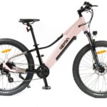 Olpran 26″ E-MTB Pluma ružová/čierna/sivá